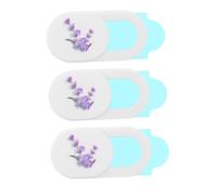 Gatuida 3pezzi Copri Webcam Scorrevole Motivo Lavanda Adesivo per Privacy su Laptop Tablet e Computer Blocca Facilemente La Videocamera