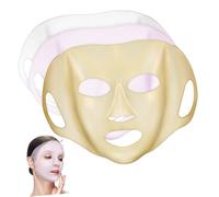 Gatuida 3pezzi Maschera in Silicone Copertura Per Maschera Idratante Per Viso Design Orecchio Pendente Facile Da Rimuovere Per Tutte Le Forme Leggero e Portatile Uso in Salone o Casa