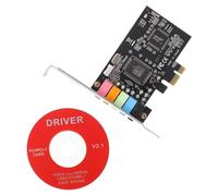 Gatuida 3pezzi Pcie Scheda Audio Interna Con Supporto Basso e Interfacce Per Suono Digitale Avanzato Per Desktop
