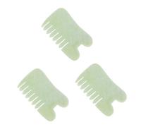 Gatuida 3pezzi Strumento Di Massaggio Gua Sha Pietra Naturale Per Trattamenti Spa Massaggio Rilassante Per Viso Collo Spalle e Gambe Texture Liscia Per Uso Sicuro e Comfort Ottimo Per