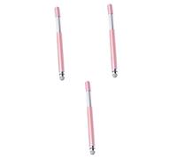 Gatuida 3pezzi Stylus Capacitivo Per Smartphone e Tablet in Rosa Per Scrittura e Compatibile Dispositivi Capacitivo