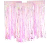 Gatuida 3pezzi Tende Frange in Lamina Iridescente Tende Per Feste Decorazioni Da Parete Per Porte Corridoi Scale e Eventi Speciali