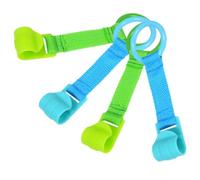 Gatuida 4 Anelli Tiraggio per Plastica e Supporto per Apprendimento Camminata Ragazzo Aiuto per Stare in Piedi Facile Impugnare e Colori Blu e per Cameretta Ragazzo