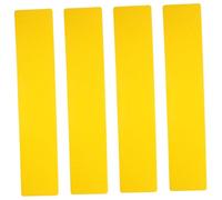 Gatuida 4 Kit Segnali per Linee Tennis in Materiale TPE Resistente e Flessibile Segnaletica Allenamento Sportivo Agilità Colore Giallo per Campi Tennis e Calcio