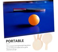 Gatuida 4 Paddle Tennis Tavolo in Naturale per Base Racket Pong Fai Te Resistenti per Ed per Creativi