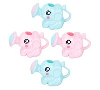 Gatuida 4 pezzi Annaffiatoio Giocattolo Elefante in Plastica per Bagno Doccia Rosa e Azzurro Sicuro e Resistente per Giochi d Acqua e Annaffiatura in Casa