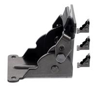 Gatuida 4 pezzi Cerniere Pieghevoli Autobloccanti per Gambe Tavoli Piccole Kit Installazione Mobili Versatili per Garage e Cucina in Resistente