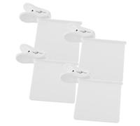 Gatuida 4 pezzi Divisori Frigorifero Porta Laterale Regolabili Clip Fissa per Organizer Frigo Separatore Spazi per Bottiglie e Contenitori Accessorio Compatto per Cucina Facile