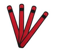 Gatuida 4 pezzi Fasce LED per Gambe Cavallo Rosse Cinghie Riflettenti Alta Visibilità per Equitazione Notturna Leggeri e Resistenti per Sicurezza e Comfort Durante la Cavalcata