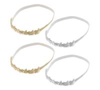 Gatuida 4 Pezzi Fasce per con Morbide ed Elastiche Antiscivolo per Ragazzo e Bambine Design e Sicuro per Quotidiano