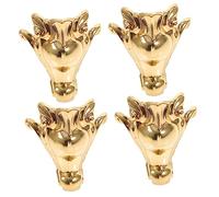 Gatuida 4 Pezzi Gambe Decorative in per Scatole Portagioielli Protezioni Angolari Vintage per Adatte a Scatole in e Custodie e Resistente