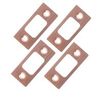 Gatuida 4 pezzi Kit Riparazione per Porte per Serrature Acciaio Inossidabile Piastra Chiusura per Porte Esterne Facile Installazione e Design Elegante