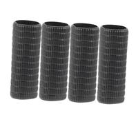 Gatuida 4 pezzi Manicotti per Arco Violino e Contrabbasso Impugnatura in Gomma Resistente Sostituzione Facile e Confortevole per Accessori Violino e Bass Bow Replacement Sleeves