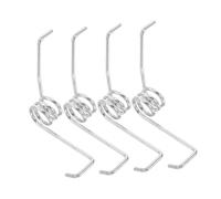 Gatuida 4 Pezzi Molla Del Secchio Del Strizzatoio Di Asciugamani Chiusura Sportiva Molla Della Porta Del Frigorifero Strizzatore Per Tappi Del Acciaio Inossidabile Silver
