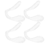 Gatuida 4 pezzi Naselli per in Plastica Trasparente Antiscivolo e Durevoli Supporto Comfort per Ponte Nasale per Montature e Sole