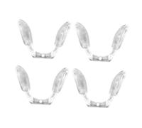 Gatuida 4 pezzi Naselli per in Silicone Antiscivolo Cuscinetti Nasali Ergonomici per Naso Accessori Trasparenti per Montature Comfort e Durata per e Sole