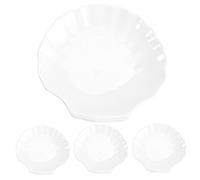 Gatuida 4 pezzi Piatti Eleganti Vassoi Decorativi per Dessert e Antipasti per Pranzi e Cene Famiglia