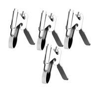 Gatuida 4 pezzi Pinze per Sbucciare Semi di Melone e Noci in Acciaio Inossidabile Strumento Compatto per Gherigli di Pino Semi di Girasole e Anguria Protezione Denti Facile da Usare e