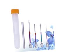 Gatuida 4 Pezzi Punch Needle Ricamo con Manico e Contenitore Ago Cucito Mano per Embroidery Pen Kit Te per Disegni su Tessuti Adatto Lavori di Cucito e Decorazione