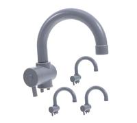 Gatuida 4 pezzi Rubinetti Giocattolo Cucina in Plastica per Accessori Lavandino per Gioco di Ruolo e Immaginazione Facili da Pulire per Casa e Scuola