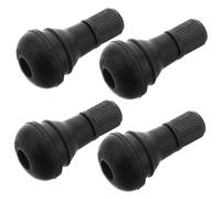 Gatuida 4 pezzi Valvole Pneumatici Tubeless Snap-in Nero Steli Valvola Auto Facili da Installare per Manutenzione e Sostituzione Pneumatici