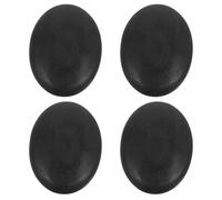 Gatuida 4 pietre per massaggio: pietre calde per massaggio per schiena, piedi, spalle, di basalto naturale riscaldanti per massaggi, strumenti per spa con oli essenziali e relax