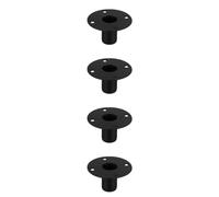 Gatuida 4 Pz fondo in ferro dell'altoparlante supporto per palo per casse acustiche supporto per diffusori audio barra del suono Altoparlanti staffa di montaggio dell'altoparlante tromba