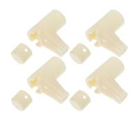 Gatuida 4 Set Connettore Ricambio a per Ragazzo Ragazza Ruote di per Culla in Plastica Beige Funzione di Bloccaggio Doppia Modalità per Seggiolino Dondolo