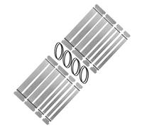 Gatuida 4 set di protezioni per tastiera in acciaio inossidabile, protezioni per tastiera per chitarra, cuscinetti protettivi per per kit di strumenti per riparazione e manutenzione del basso