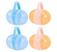 Gatuida 4 Set Pacifier Storage Box Astuccio Portaciuccio in Pp, Portatile Gancio, Antipolvere, Facile da Pulire, per Succhietto, per Borsa e Outdoor