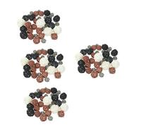 Gatuida 4 Set Sfera Decorativa Vaso da Terrario Fata della Batteria Giocattoli Ciotola Saga Decorazioni Mestieri di Palla di Rattan Artigianato con Palline in Rattan per Feste 36 Pezzi * 4