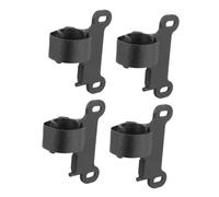 Gatuida 4 Supporto per Pompa Bici con Clip e Cinturino Fissaggio Stabile per Telaio Mountain e Corsa Staffa per Pompa Gonfia Bici Accessorio