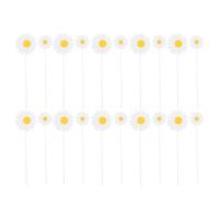 Gatuida 40 decorazioni per torte a forma di margherita: decorazioni per cupcake con fiori, per Natale, compleanno, baby shower, bomboniere