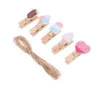 Gatuida 40 Pezzi Clip di Tenuta Animato per Foto Portafoto in Materiale Rosa Clip Decorativa per Parete e Artigianato per Uso Quotidiano Adatta per Memo Note Biglietti Uso Ripetuto