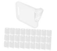 Gatuida 40 pezzi Divisori Frigorifero Trasparenti in Plastica Organizer Salvaspazio Laterale per Scaffali Resistenti e Facili da Installare per Conservazione Alimenti Ordinata