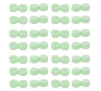 Gatuida 400 pezzi di contenitori per colla per extension ciglia - Mini contenitore esagonale per colla per extension ciglia - Pallet in plastica per styling e innesto verde