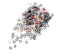 Gatuida 400 Pezzi Elastici per Bande per Cavallo Accessori Colorati per Look Quotidiani e Festivi Morbidi e Cuciture per Delicati