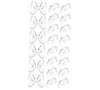 Gatuida 40paia Cuscinetti Naselli Silicone Per Occhiali Di Naselli Antiscivolo Regolabili Supporto Naso Comodo e Resistente Accessori Per Occhiali Di Alta Qualità