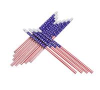 Gatuida 48 pezzi Matite in con Bandiera Usa e Matite Divertenti e Creative per Feste del Luglio Scuola e Ufficio Regalo Patriottico per Adulti