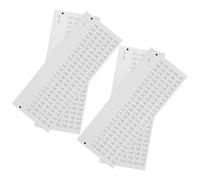 Gatuida 4fogli Etichette Adesive Numerate Adesivi Numeri per Codifica Colori dello Smalto per Unghie Etichette Numerate Autoadesive per Manicure e Organizzazione
