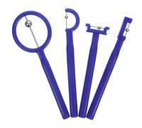 Gatuida 4pezzi Allenatore Punta Lingua Per Riabilitazione Logopedia Dispositivo Compatto Per Esercizi Muscolari Della Bocca Attrezzo Sicuro in Plastica e Acciaio Inossidabile Per Terapia