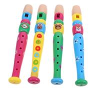 Gatuida 4pezzi Flauto Musicale in Plastica Sicuro e Facile Da Suonarggero Per Mani Piccole Adatto Per Scuola Lezioni Abilità Musicali Coordinazione Occhio-mano
