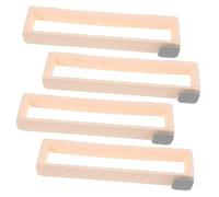 Gatuida 4pezzi Scarpiera Da Parete in Plastica Bianca Antipolvere Organizer Bagno e Casa Appendi Ciabatte e Asciugamani Salvaspazio Installazione Senza Traceless Facile e Pratica