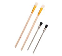 Gatuida 4pezzi Spazzole per Pulizia Aerografo Kit di Pulizia Portatile per Spruzzatore di Vernice Strumenti per Manutenzione Aerografo Multi-utensile per dei Ugelli Parti Complesse
