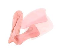 Gatuida 4pezzi Strumenti Per Massaggio Gua Sha Portatili Tavoletta Per Raschiare Per Terapia Dei Meridiani Per Corpo e Viso Facile Da Pulire e Trasportare Rosa