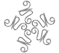 Gatuida 5 Pezzi Anello per Lavorare a Maglia Regolabile per Dita, Argento | Alluminio Elettroplaccato, Superficie Liscia e Lucida, per Uncinetto e Laboratori Creativi