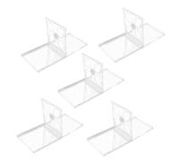 Gatuida 5 pezzi Custodia CD Doppia Trasparente Confezione Standard in Plastica per Protezione e Organizzazione Sicura di Dischi e Dvd Compatibile con Album e Software