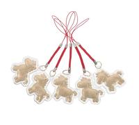 Gatuida 5 pezzi di ciondolo per cellulare alla moda, ciondolo per borsa a forma di cavallo, per telefono elegante, attira ricchezza e fortuna per zaino da donna e uomo