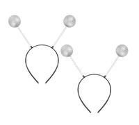 Gatuida 5 Pezzi Fascia per Chioma Antenne Marziane Glitterate, Accessori per Feste Spaziali Teste Oscillanti, Fascia Antenna per Adulti per Costume Astronauta e Party