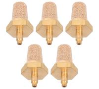 Gatuida 5 pezzi Filtro in Rame per Macchine del Fumo Silenziatore Pneumatico Antirumore per Accessori Macchine del Fumo da Palco Riduttore di Rumore e Ugello Filtrante Durevole